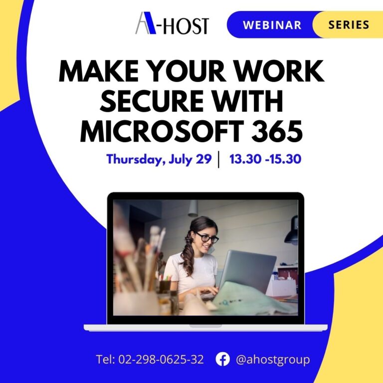 A-HOST Webinar_Make your work secure with M365