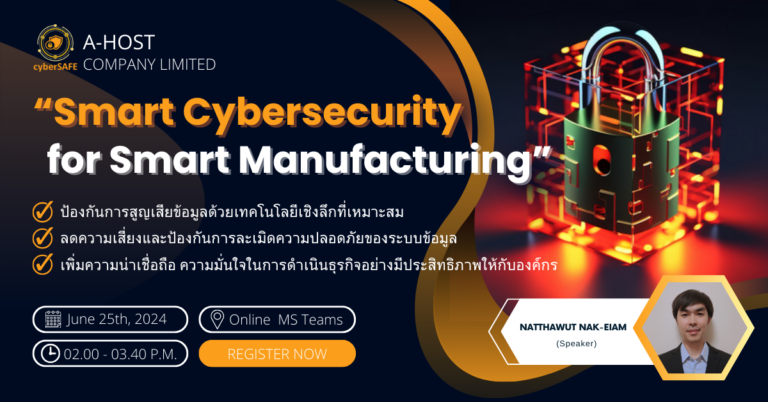 Smart Cybersecurity for Smart Manufacturing (2) A-HOST