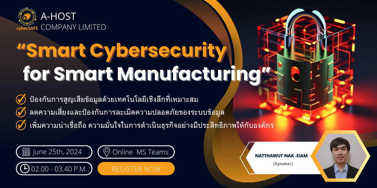 Smart Cybersecurity for Smart Manufacturing (2) A-HOST